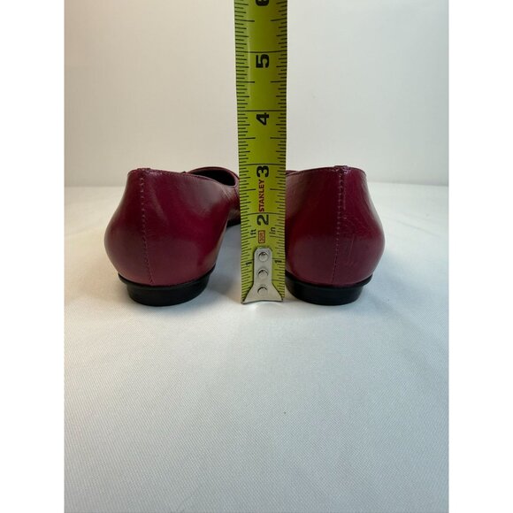 Naturalizer Flats Women Size 9M Maroon Pointed Toe Buckle Accent Casual Shoes - Picture 9 of 14